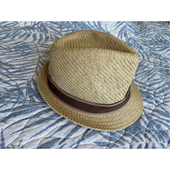 Goorin Bros paper straw fedora hat, sm/med nearly new - Picture 3 of 7